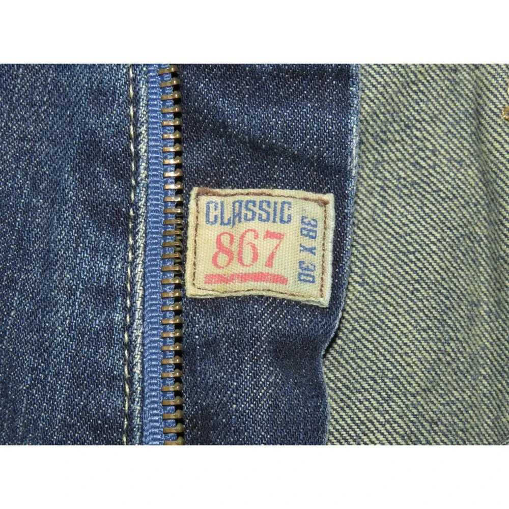 Polo Ralph Lauren 100% Cotton Medium‎ 867 Classic Fit Denim Jeans Men's 38 X 30
